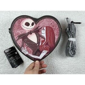 Loungefly The Nightmare Before Christmas Crossbody Bag Heart Shaped Character